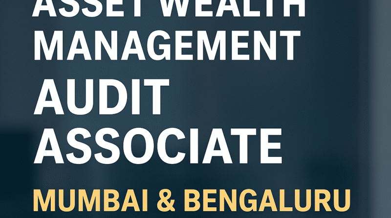 Asset Wealth Management Audit Associate