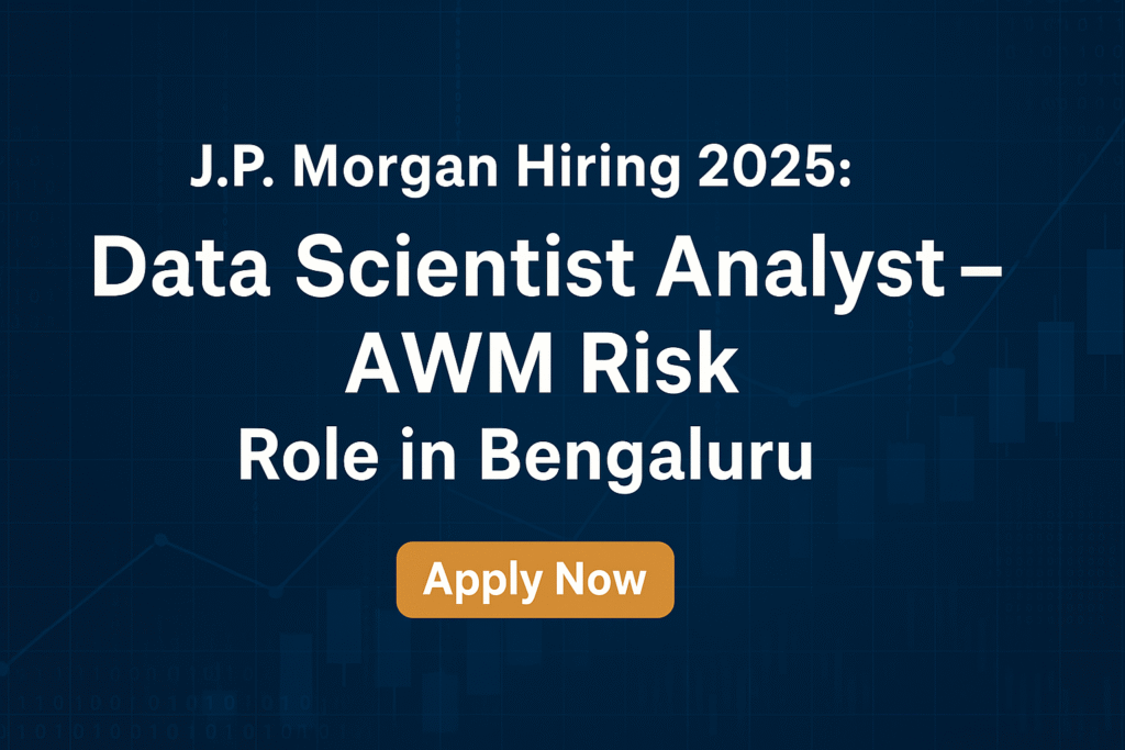 Data Scientist Analyst Asset and Wealth Management Risk