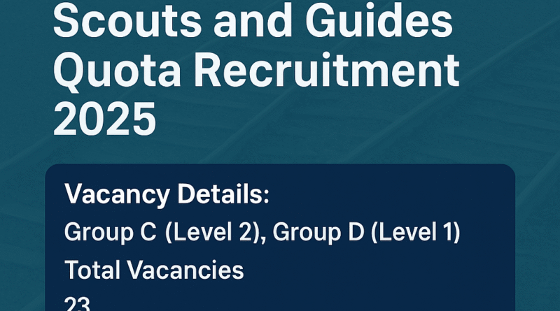 "Northern Railway Scouts & Guides Recruitment 2025: Eligibility, Salary, Application Process"