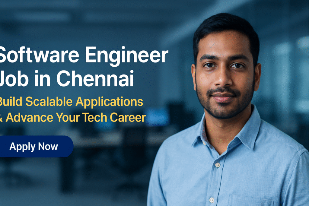 "Software Development Careers in Chennai – Apply Now for a High-Impact Engineer Role"