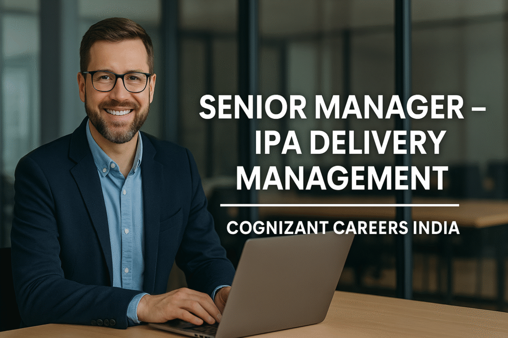 cognizant-hiring-sr-manager-ipa-delivery-management-automation-partner-engagement-lead