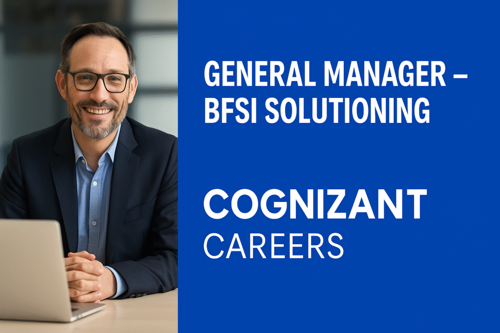 Deputy General Manager – Presales & IOA Delivery at Cognizant | Lead Sales Operations, BI & Strategic Projects