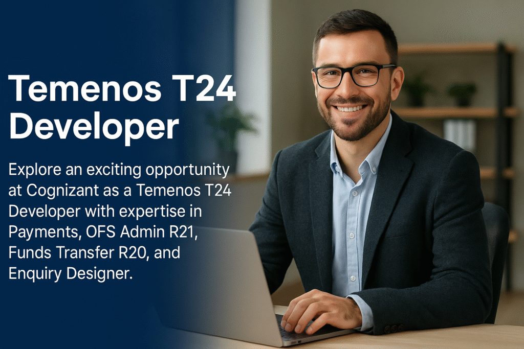 "Lead T24 Temenos Developer – Transact/TPH Specialist Role | Cognizant India Careers"