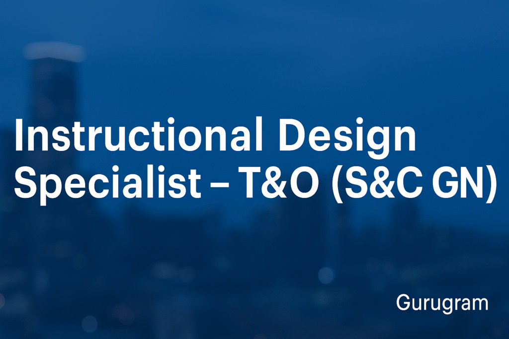 Instructional Design Consultant Jobs at Accenture – Shape the Future of Learning & Development