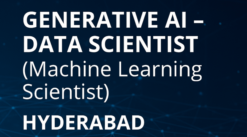 Work on GPT & Deep Learning Models | Generative AI Job at Deloitte India