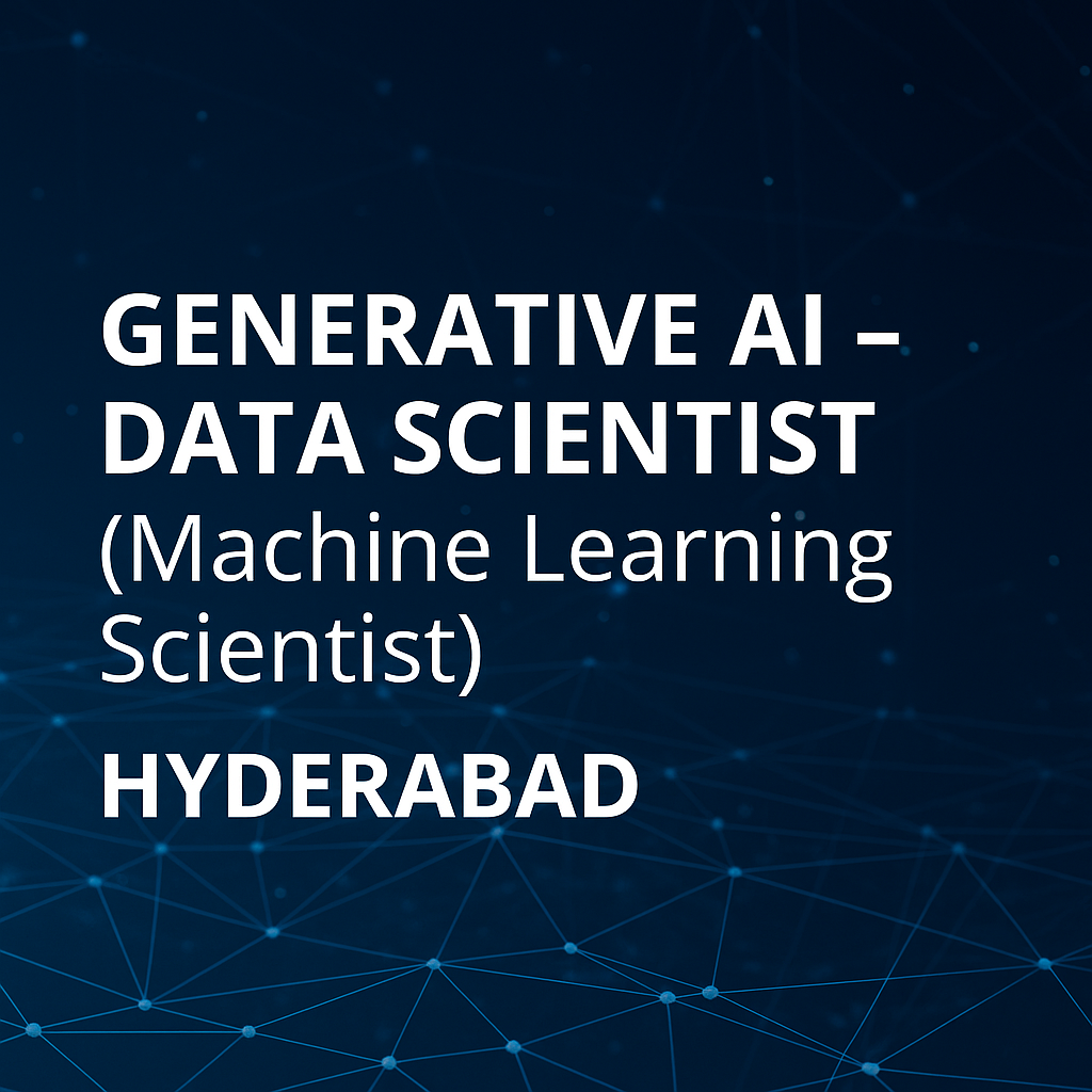 Work on GPT & Deep Learning Models | Generative AI Job at Deloitte India