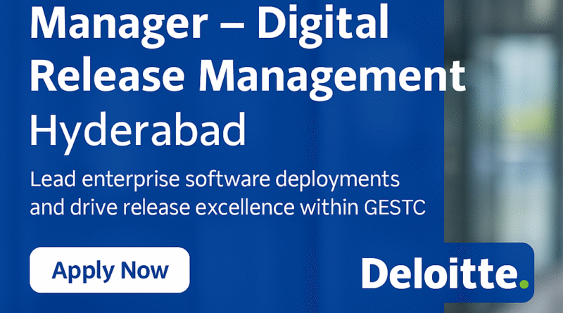 lead-software-deployment-as-manager-digital-release-deloitte-india-careers