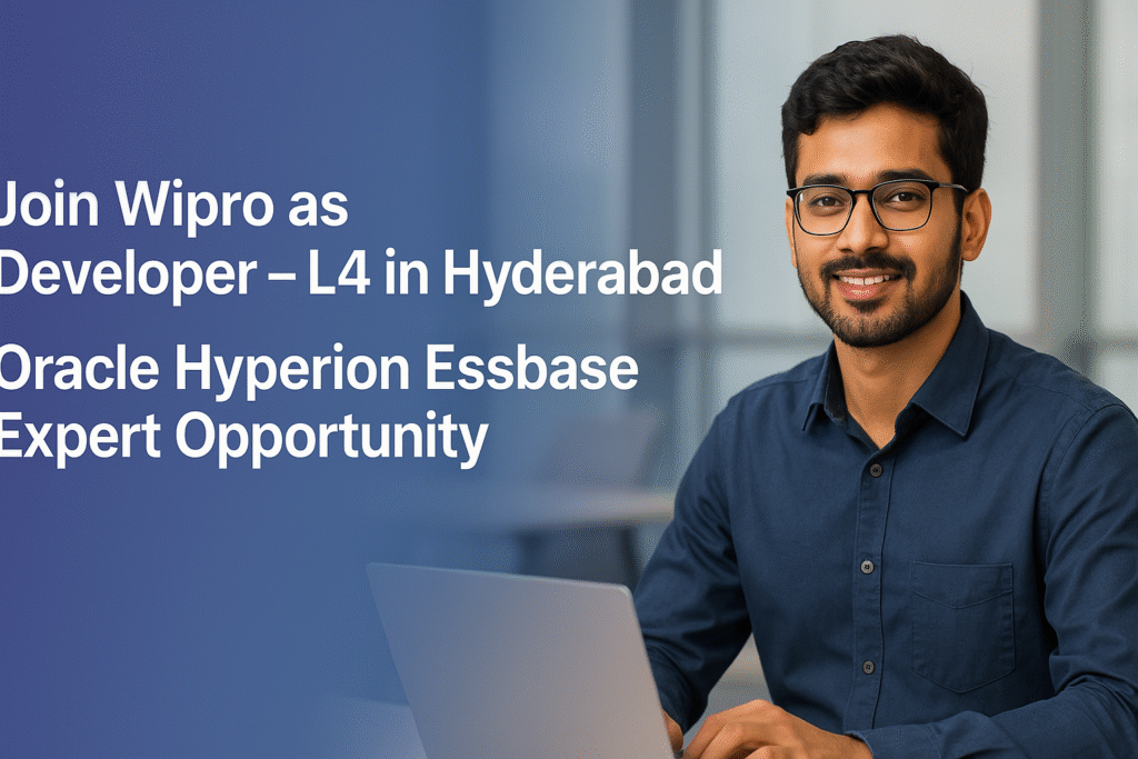 Developer – L4 Role at Wipro Hyderabad | Oracle Hyperion Essbase Careers