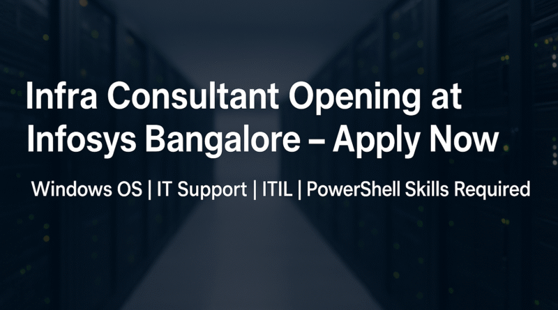 infra-consultant-job-at-infosys-bangalore-apply-now-desktop-support-windows-os-itil-powershell-expertise-required