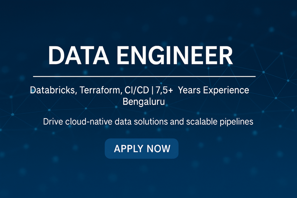 data-engineer-job-in-bengaluru-7-5-years-exp-databricks-terraform-ci-cd-apply-now