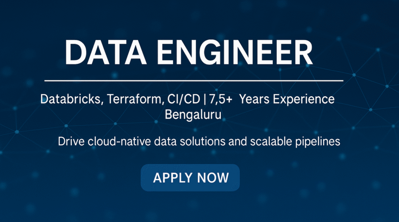 data-engineer-job-in-bengaluru-7-5-years-exp-databricks-terraform-ci-cd-apply-now