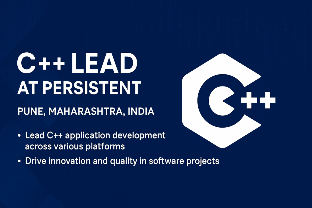 c-lead-jobs-at-persistent-systems-pune-career-opportunities-in-application-development-software-engineering