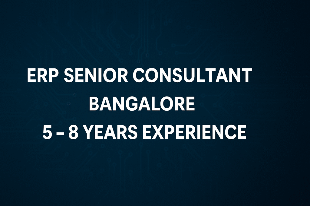 SAP Basis Migration Consultant Careers at Mphasis | Lead HANA, OS/DB Migrations & Enterprise Modernization
