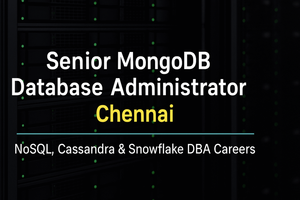 senior-mongodb-database-administrator-jobs-in-chennai-nosql-cassandra-snowflake-dba-careers