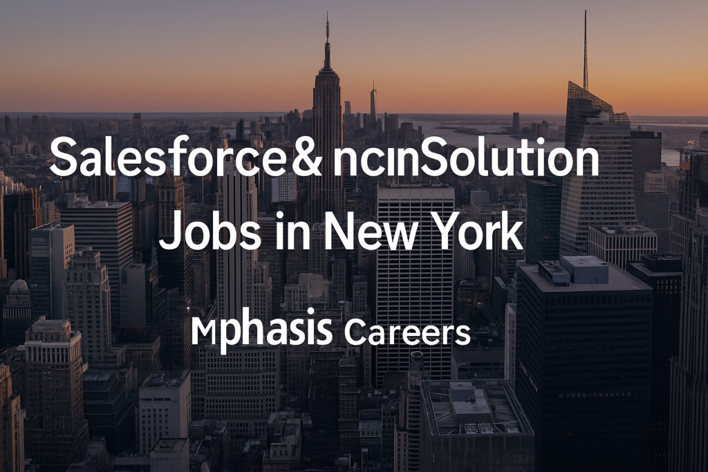 “Salesforce & nCino Solution Architect Jobs in New York | Mphasis Careers”