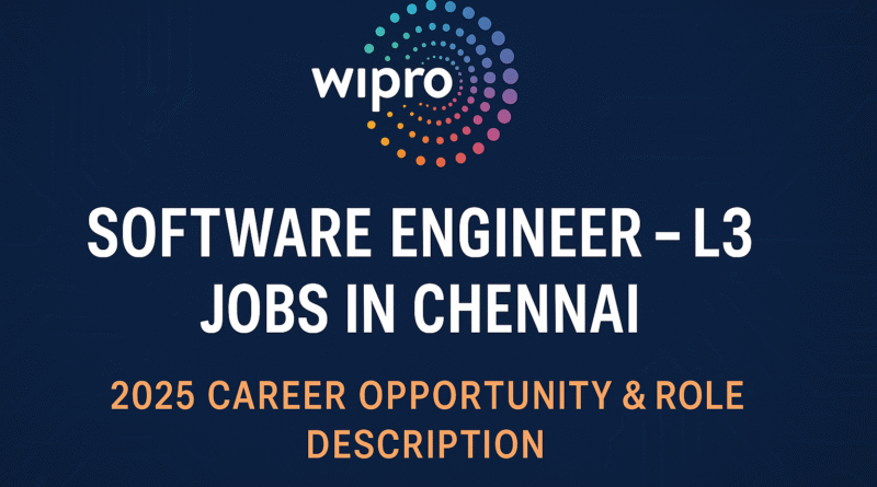 wipro-software-engineer-l3-jobs-in-chennai-2025-career-opportunity-role-description