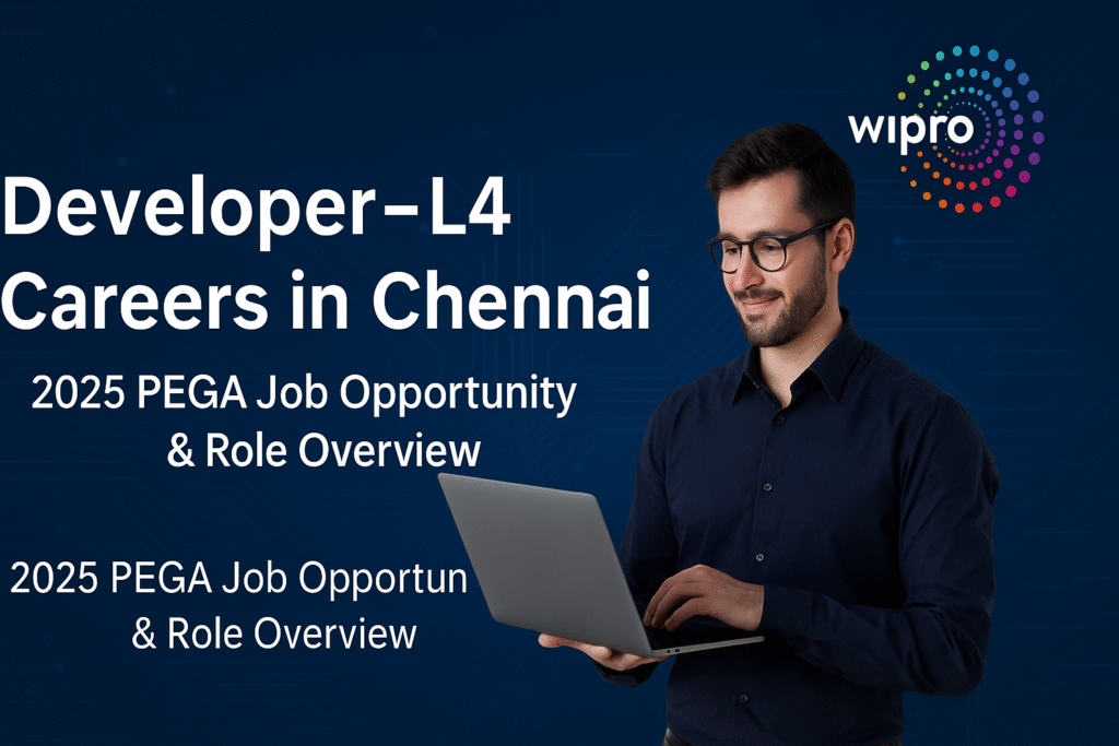 Wipro Developer L4 Careers in Chennai | 2025 PEGA Job Opportunity & Role Overview