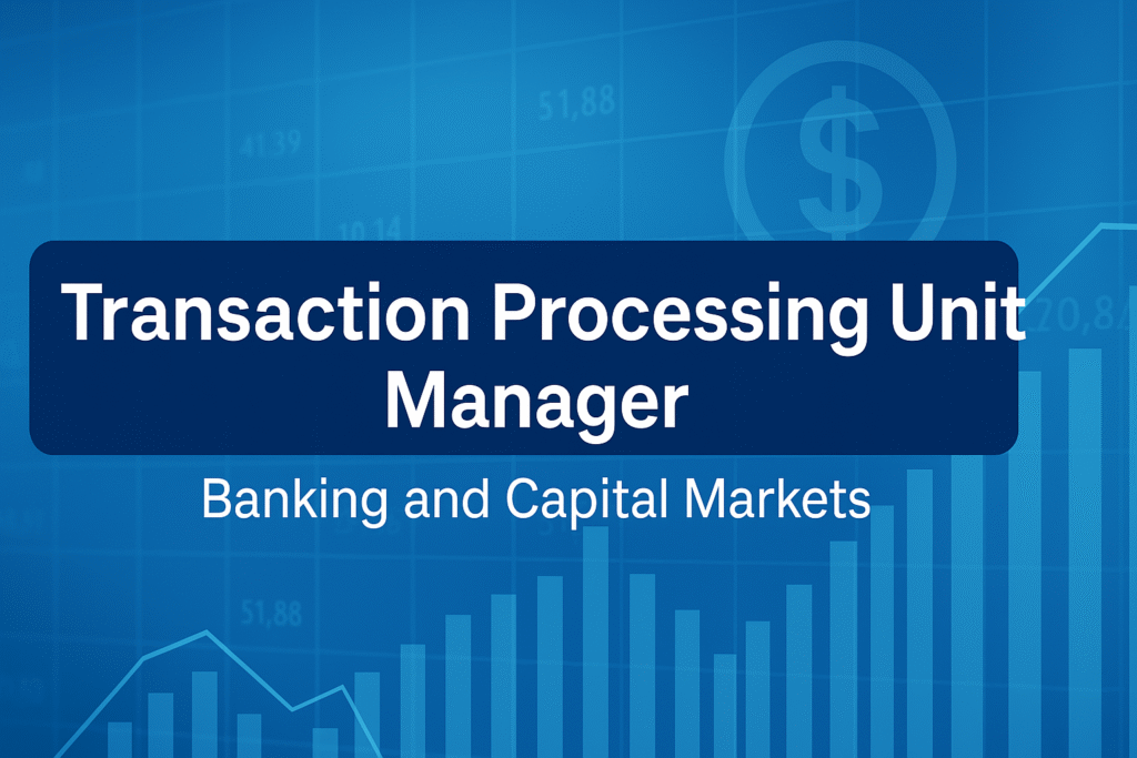 Transaction Processing Unit Manager Job in Mangalore | Banking & Capital Markets Careers at Mphasis