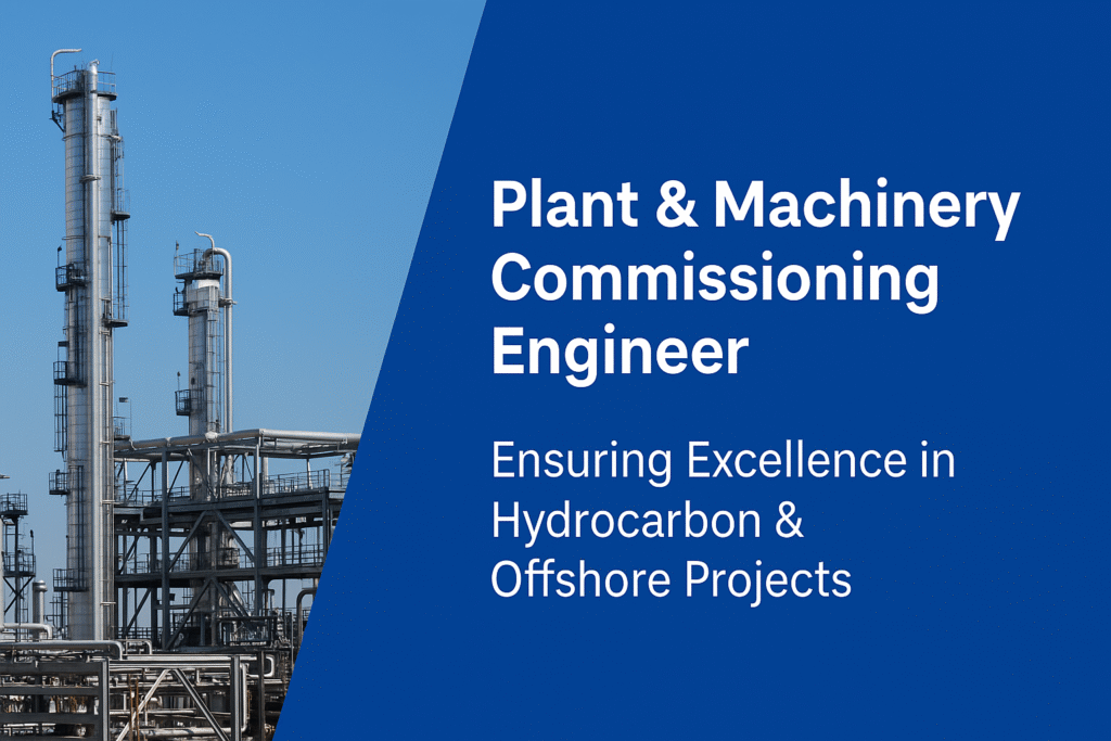 Plant & Machinery Role at L&T Energy Hydrocarbon – Offshore, Kattupalli | Pre-Commissioning & Commissioning Careers