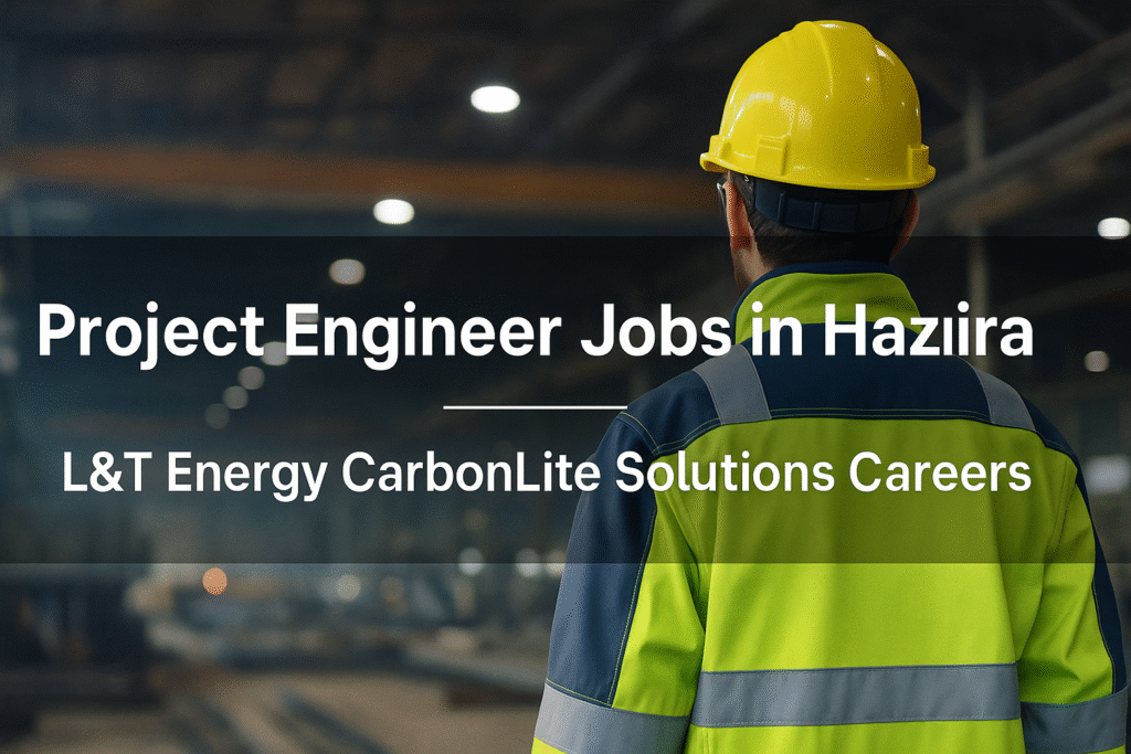 Project Engineer Jobs in Hazira | L&T Energy CarbonLite Solutions Careers