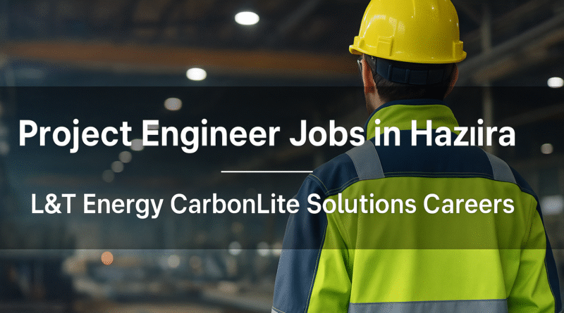 Project Engineer Jobs in Hazira | L&T Energy CarbonLite Solutions Careers