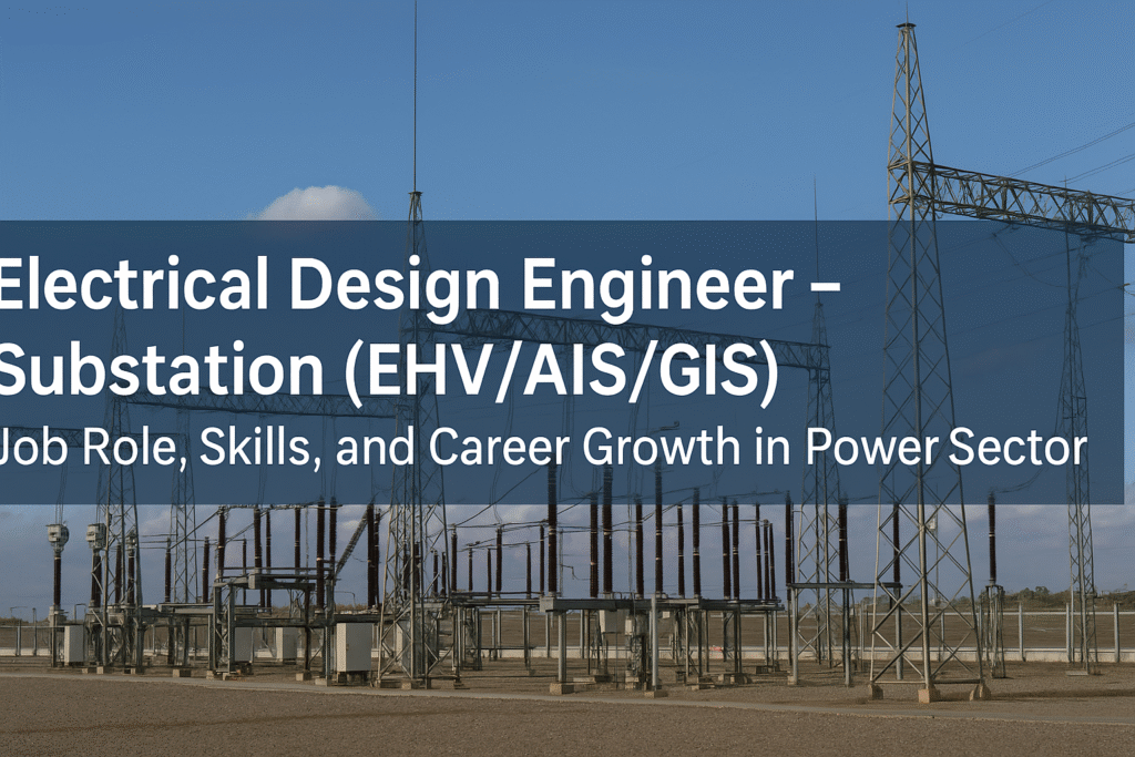 Electrical Design Engineer – Substation (EHV/AIS/GIS) Job Role, Skills, and Career Growth in Power Sector